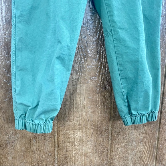 GAP Green High Waisted Utility Cargo Joggers Pants Size 10 Petite - Picture 5 of 8